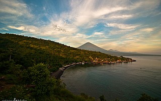 Sunrise over Amed, Bali